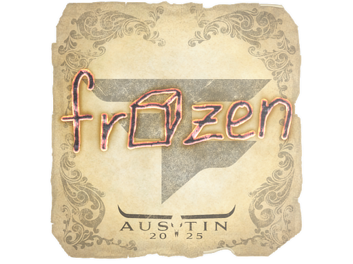 Sticker | frozen | Austin 2025