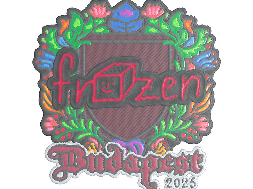 Sticker | frozen (Embroidered) | Budapest 2025