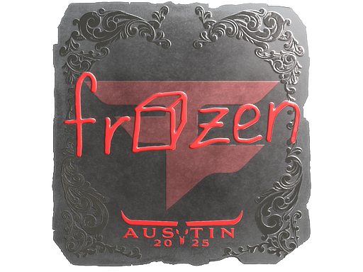 Sticker | frozen | Austin 2025