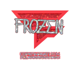 Artwork for Sticker | frozen (Glitter) | Copenhagen 2024