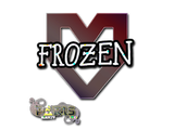 Artwork for Sticker | frozen (Glitter) | Paris 2023