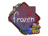 Artwork for Sticker | frozen (Glitter) | Rio 2022