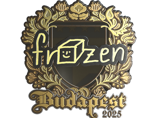 Sticker | frozen (Gold) | Budapest 2025