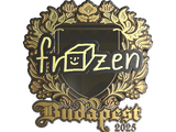 Artwork for Sticker | frozen (Gold) | Budapest 2025
