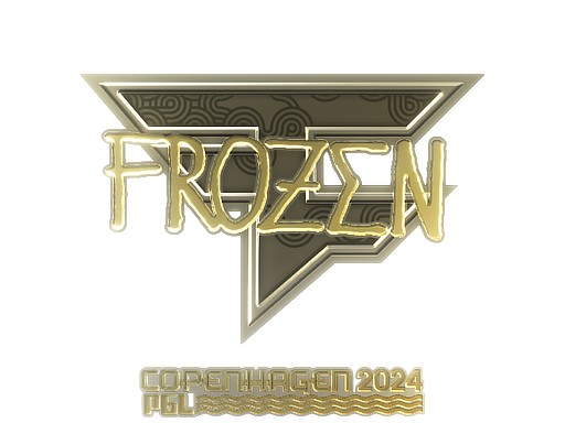 Sticker | frozen (Gold) | Copenhagen 2024