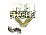 Artwork for Sticker | frozen (Gold) | Paris 2023