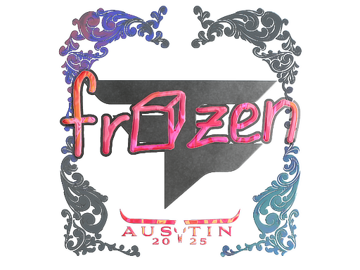 Sticker | frozen | Austin 2025