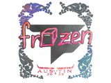 Artwork for Sticker | frozen (Holo) | Austin 2025
