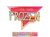 Artwork for Sticker | frozen (Holo) | Copenhagen 2024