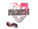 Artwork for Sticker | frozen (Holo) | Paris 2023
