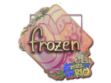 Artwork for Sticker | frozen (Holo) | Rio 2022