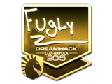 Sticker | FugLy (Gold) | Cluj-Napoca 2015