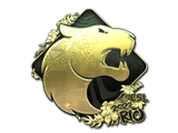 Artwork for Sticker | FURIA (Gold) | Rio 2022