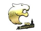 Artwork for Sticker | FURIA (Gold) | Stockholm 2021