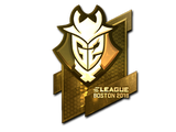 Artwork for Sticker | G2 Esports (Gold) | Boston 2018