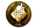 Artwork for Sticker | G2 Esports (Gold) | Katowice 2019