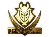 Artwork for Sticker | G2 Esports (Gold) | Krakow 2017