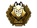 Artwork for Sticker | G2 Esports (Gold) | London 2018