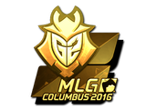 Artwork for Sticker | G2 Esports (Gold) | MLG Columbus 2016