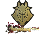 Artwork for Sticker | G2 Esports (Gold) | Shanghai 2024