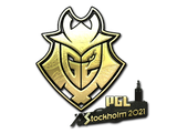 Artwork for Sticker | G2 Esports (Gold) | Stockholm 2021