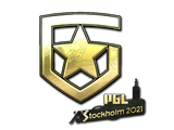 Artwork for Sticker | Gambit Gaming (Gold) | Stockholm 2021