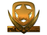 Artwork for Sticker | Gambit (Gold) | Krakow 2017