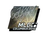 Artwork for Sticker | GeT_RiGhT (Foil) | MLG Columbus 2016