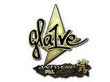 Artwork for Sticker | gla1ve (Gold) | Antwerp 2022