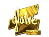 Artwork for Sticker | gla1ve (Gold) | Atlanta 2017