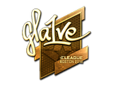 Sticker | gla1ve (Gold) | Boston 2018
