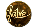 Artwork for Sticker | gla1ve (Gold) | Katowice 2019