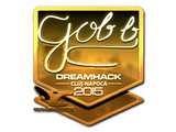 Artwork for Sticker | gob b (Gold) | Cluj-Napoca 2015