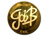 Artwork for Sticker | gob b (Gold) | Katowice 2019