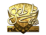 Sticker | gob b (Gold) | Krakow 2017