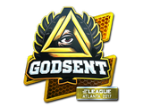 Artwork for Sticker | GODSENT (Foil) | Atlanta 2017