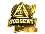Artwork for Sticker | GODSENT (Gold) | Atlanta 2017