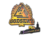 Artwork for Sticker | GODSENT (Holo) | Stockholm 2021