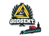 Artwork for Sticker | GODSENT | Stockholm 2021