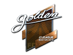 Sticker | Golden | Boston 2018