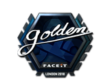 Artwork for Sticker | Golden (Foil) | London 2018