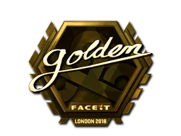 Sticker | Golden | London 2018