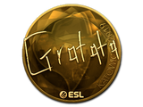 Artwork for Sticker | Gratisfaction (Gold) | Katowice 2019