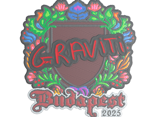 Sticker | Graviti (Embroidered) | Budapest 2025