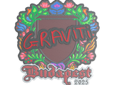 Artwork for Sticker | Graviti (Embroidered) | Budapest 2025