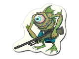 Artwork for Sticker | Green Cyclawps