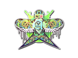 Sticker | Green Swallow