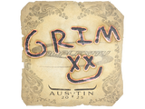 Artwork for Sticker | Grim | Austin 2025