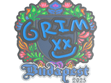 Artwork for Sticker | Grim (Embroidered) | Budapest 2025