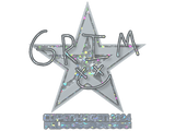 Artwork for Sticker | Grim (Glitter) | Copenhagen 2024
